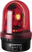 Werma Signaltechnik 885.100.78 Zwaailicht Rood Zwaailicht 230 V/AC