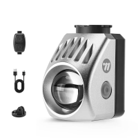 WEST BIKING 1600LM Fiets Koplamp Hooghelderheid Fiets Frontlamp met Draadloze Afstandsbediening IPX6 Waterdicht Type C O