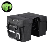 WEST BIKING 25L Fietstas met Waterproof Cover Grote capaciteit Bike Achterzit dubbele zijkant bagage drager tassen voor