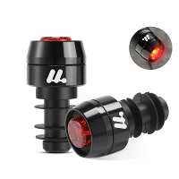 WEST BIKING 2Pcs Fiets Handvat Plug Grip Achterlicht MTB Waarschuwingsachterlichten voor 22.2Mm Stang 3 Modussen Fietsli