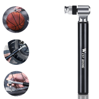 WEST BIKING 300PSI Hogedruk Luchtpomp Aluminiumlegering Draagbare Mini Inflator voor MTB Fietsballen Motorfiets