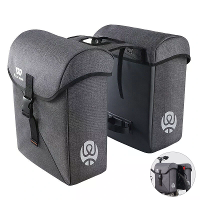 WEST BIKING 35L Fietstas Waterproof Nacht Reflecterende Logo Fiets Achterzit Double Side Bagage Draagtas voor Buiten Rei