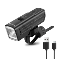WEST BIKING 400LM Slimlicht sensore fietsvoorlicht Draagbare zaklamp Waterdicht Type C Opladen Snelle ontgrendeling Fiet