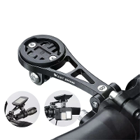 WEST BIKING Aluminium Legering Fietscomputer Houder Verstelbare Hoek Mountainbike Koplamp Sportcamera Montage Handvat Ui