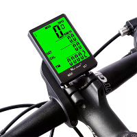 WEST BIKING Bedrade Fietscomputer 2,8 Inch Groot Scherm LC Achtergrondverlichting Waterdichte Snelheidsmeter Odometer St