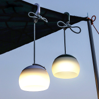 WEST BIKING Draagbare Campinglamp USB Oplaadbaar Haak Kampeerlantaarn Verstelbare Waterdichte Buiten Tentlampen Noodtafe