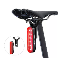 WEST BIKING Fiets Laser Rem Sensing Achterlicht IPX5 Waterdicht 450mAH USB Opladen Fiets Achterlicht voor Nacht Fietsvei