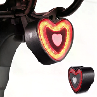 WEST BIKING Hart Fiets Achterlicht Remsensor Slimme Start/Stop Geheugen Waterdicht Fiets Achterlicht voor MTB Nachtfiets