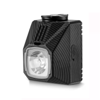 WEST BIKING Koolstofvezel Fietslicht Hoge helderheid IP55 waterdicht Draadloze afstandsbediening Voorzijde koplamp Voorw
