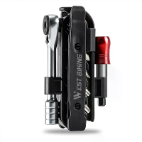 WEST BIKING Multifunctionele Fietsonderhoudset Draagbare Lichtgewicht MTB Ratchet Sleutel Bandenhevel Combinatie Fietsge