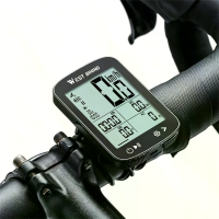 WEST BIKING Slim GPS fietscomputer, 5 sterren Galileo snelheidsmeter Draadloze kilometerteller met Bluetooth telefoonsyn