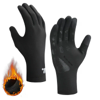 WEST BIKING Winter Touchscreen Fleece Thermische Fietshandschoenen Winddicht Antislip Zacht Comfortabel Verlengde Polsba