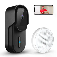 WF001S 801D 5MP Slimme Camera Visuele Deurbel PIR Bewegingsdetectie Twee weg Audio IP65 Waterdicht Tuya APP Stemcontrole