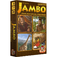 White Goblin Games Jambo: Nieuwe Avonturen en Ontmoetingen Kaartspel