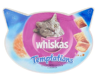 Whiskas Temptations zalm Kattensnoep 60 gram