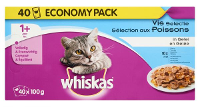 Whiskas Multi Pack Adult Vis selectie in gelei (40 stuks) Per verpakking