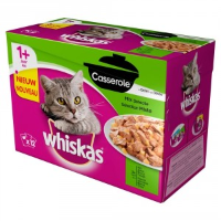 Whiskas Pouch 1+ Casserole Mix Selectie in Gelei 2 doosjes