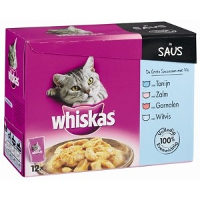Whiskas Pouch Grote Successen Met Vis In Saus 1 Doosje