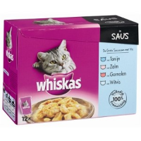 Whiskas Pouch Grote Successen Met Vis In Saus 8 Doosjes