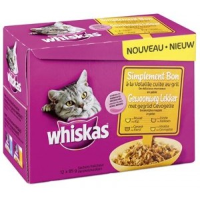 Whiskas Pouch In Gelei Met Gegrild Gevogelte 8 Doosjes