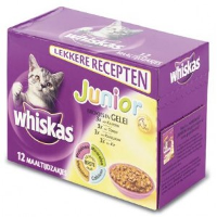 Whiskas Pouch Junior in Gelei 1 doosje