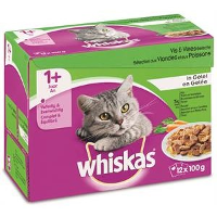 Whiskas Pouch Senior in gelei 1 doosje