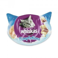 Whiskas Temptations zalm Kattensnoep Per 5
