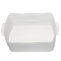 White Bounce Flash Diffuser Cap For Canon Speedlight 580ex 580exii