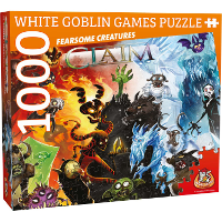 White Goblin Games Claim Puzzle: Fearsome Creatures puzzel