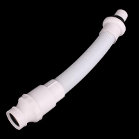 White Plastic Basin Flexible Drain Pipe Sewer Pipe