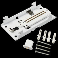 White Slide Connect Flush Mount Wall Bracket For Bose Cube Lifestyle Speakers