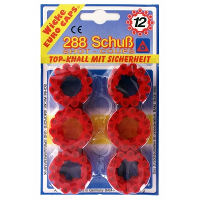 Plaffertjes   12 schots   288 schoten   kogels klappertjespistool   speelgoedpistool munitie