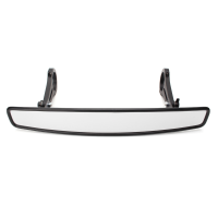 Wide Rear View Race Lens Mirror Motorsport For Polaris Ranger Rzr Yamaha Atv Utv