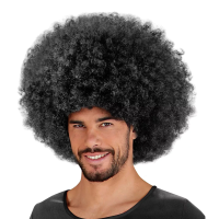 Afro Pruik pruik Jimmy zwart voor volwassenen