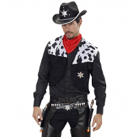 Widmann Cowboy dubbele holster western look volwassenen