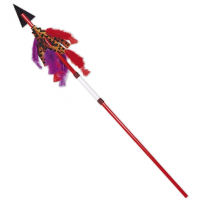 Indianen verkleed speer   97 cm   rood   volwassenen   Western thema wapens