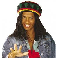 Jamaicaanse Bob muts   volwassenen   Rasta   verkleedmuts   Carnaval