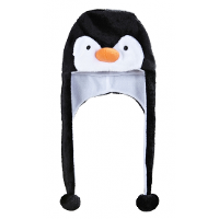 Pinguin muts   polyester/fleece   59 cm   volwassenen   dierenmutsen