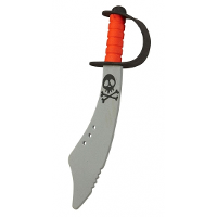 Piraten zwaard   45 cm   foam   piraat accessoires   zeerover   verkleedaccessoires