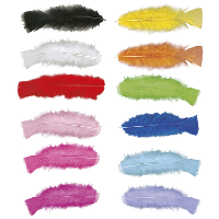 Widmann Sierveren   50x   multicolor   17 cm   knutselveertjes   DIY/decoratie/hobbymateriaal