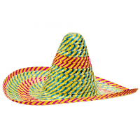 Sombrero hoed   gekleurd   50 cm   Mexicaanse hoed