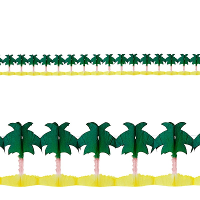 Widmann Tropisch/Hawaii slinger   palmbomen slingers   4 meter   van papier