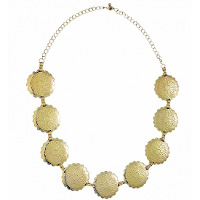 Verkleed ketting goud   Romeinse stijl   Julius Caesar   kunststof   volwassenen