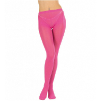 Verkleed panty   roze   40 denier   dames   one size M   maillot   verkleedaccessoires