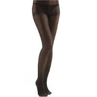 Verkleed Zwarte glitter panty 40 denier