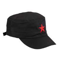 Widmann verkleede Cap   met rode ster   verkleed accessoire   carnaval