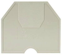 Wieland Electric 07.311.1155.0 Scheidingswand Grijs 1 stuk(s)