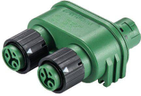 Wieland Electric 46.030.1255.7 Ronde connector verdeler Totaal aantal polen: 2 + PE Serie (ronde connectoren): RST® MINI 1 stuk(s)
