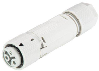 Wieland Electric 46.031.4554.0 Ronde connector Koppeling, recht Totaal aantal polen: 2 Serie (ronde connectoren): RST® MINI 1 stuk(s)