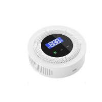 WiFi enabled Gaslekdetector met digitaal display en temperatuursensor voor opsporing van aardgas, methaan en biogas met